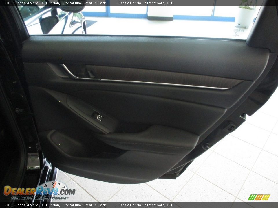2019 Honda Accord EX-L Sedan Crystal Black Pearl / Black Photo #18