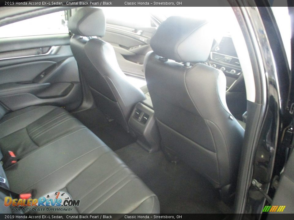 2019 Honda Accord EX-L Sedan Crystal Black Pearl / Black Photo #19