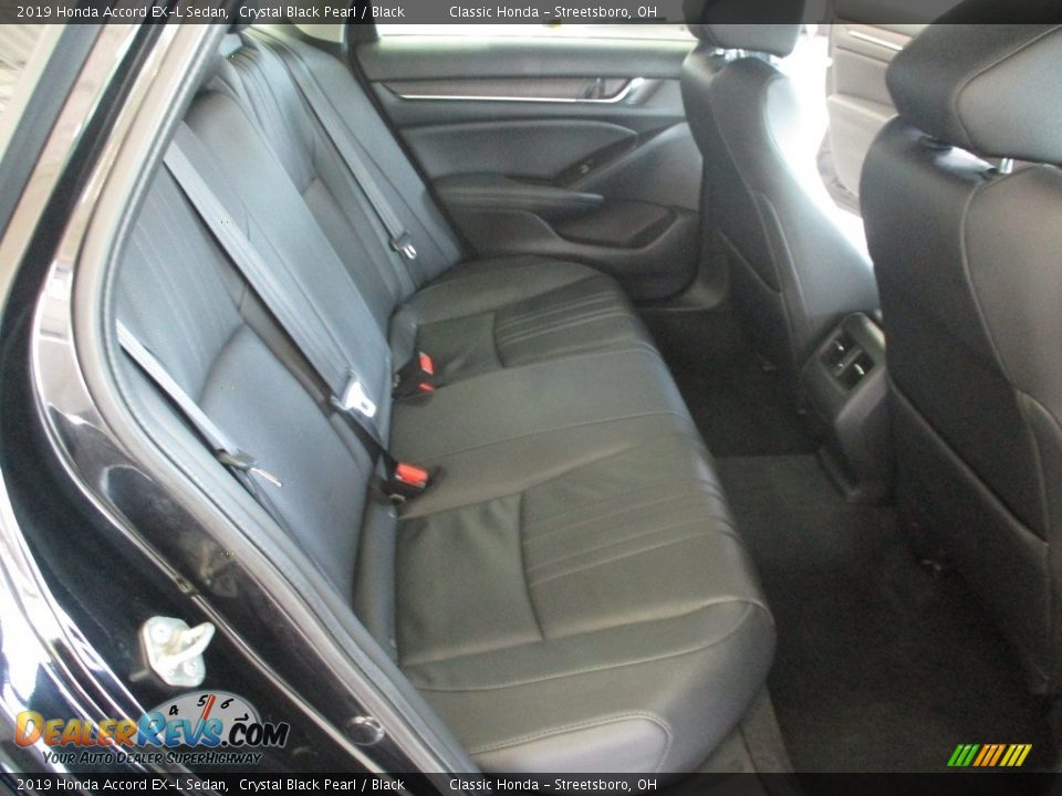 2019 Honda Accord EX-L Sedan Crystal Black Pearl / Black Photo #20