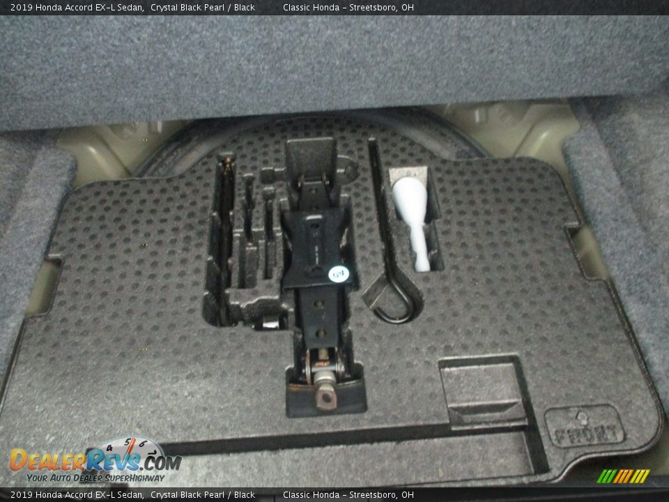 2019 Honda Accord EX-L Sedan Crystal Black Pearl / Black Photo #22