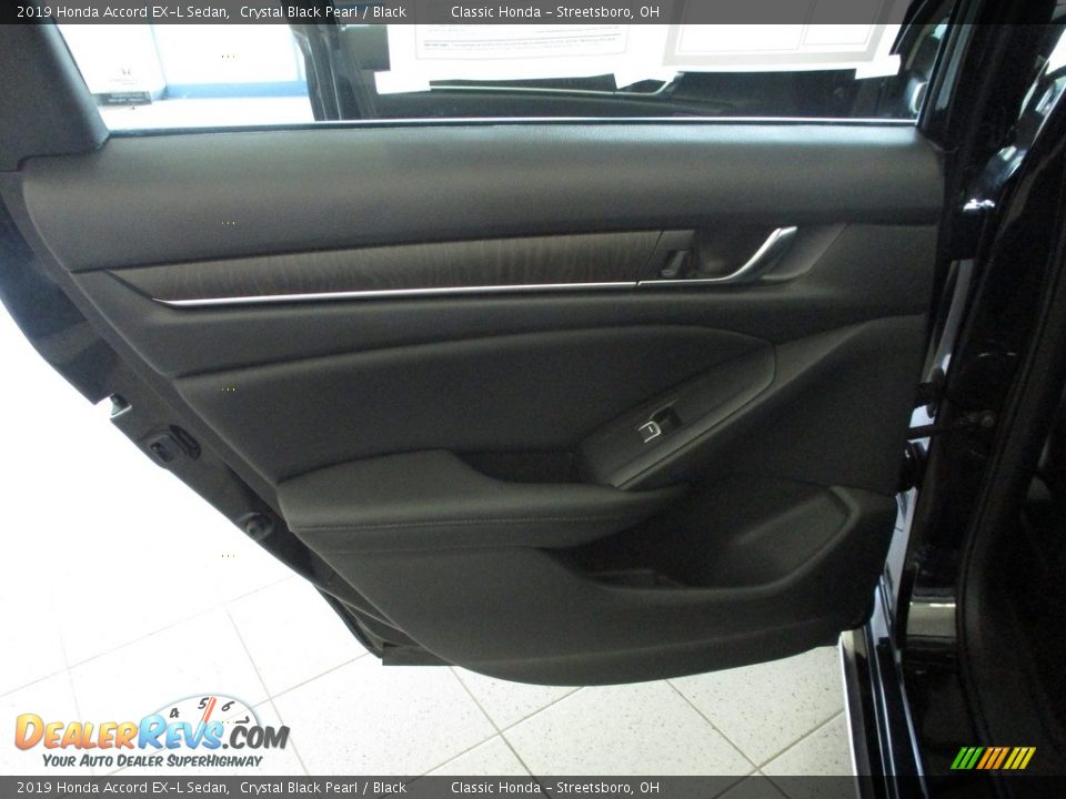 2019 Honda Accord EX-L Sedan Crystal Black Pearl / Black Photo #23