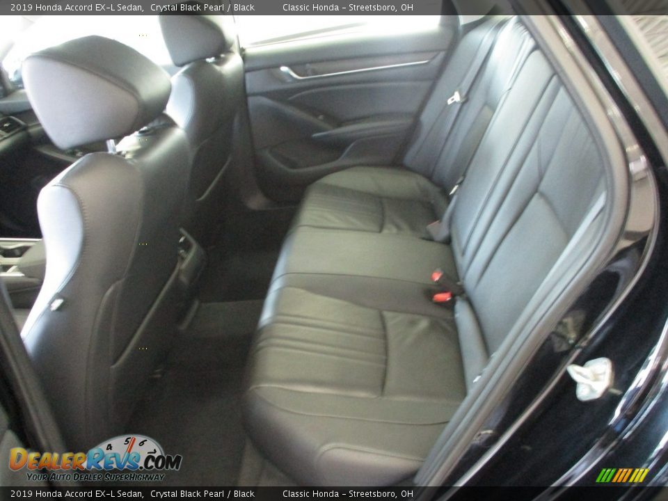 2019 Honda Accord EX-L Sedan Crystal Black Pearl / Black Photo #25