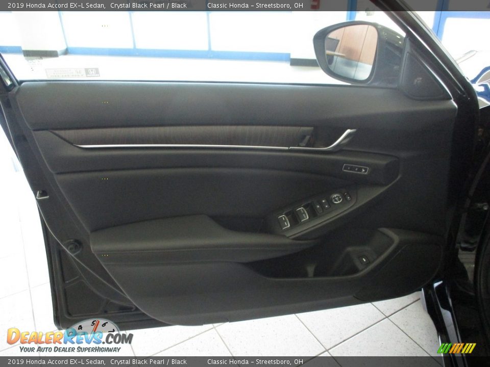 2019 Honda Accord EX-L Sedan Crystal Black Pearl / Black Photo #26