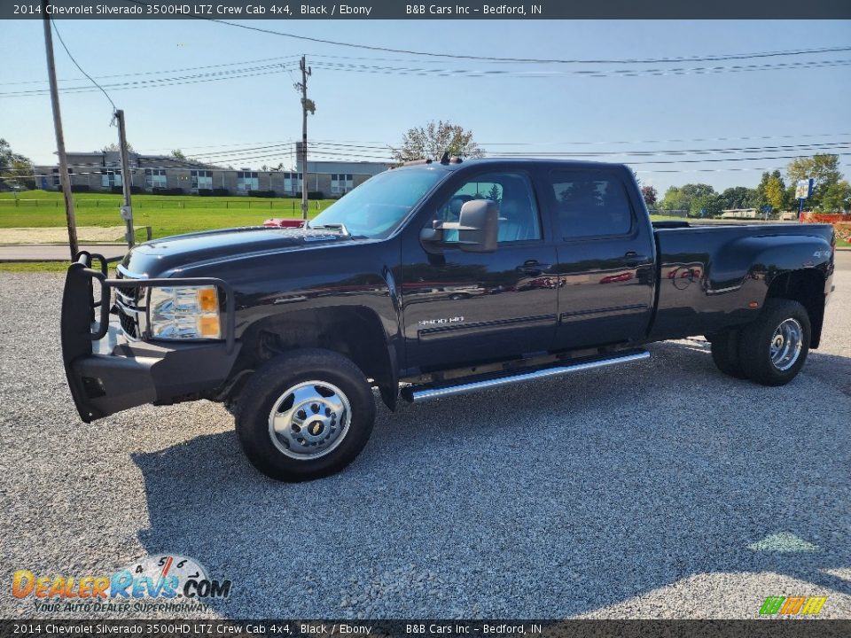 2014 Chevrolet Silverado 3500HD LTZ Crew Cab 4x4 Black / Ebony Photo #1