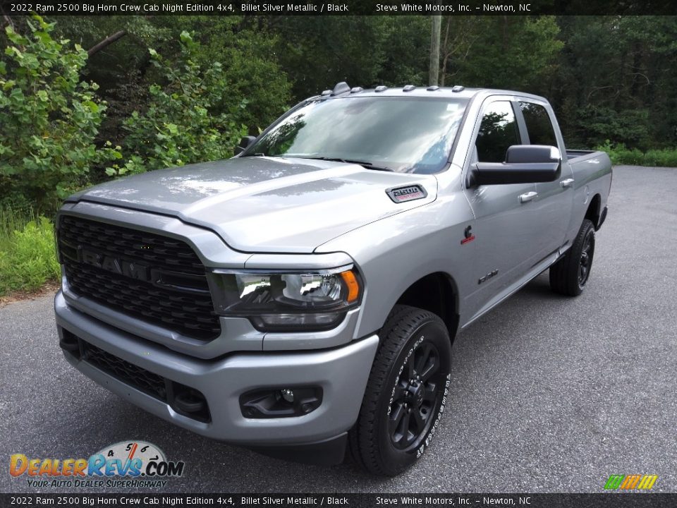 2022 Ram 2500 Big Horn Crew Cab Night Edition 4x4 Billet Silver Metallic / Black Photo #2