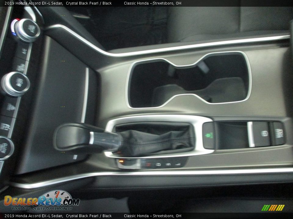 2019 Honda Accord EX-L Sedan Crystal Black Pearl / Black Photo #34