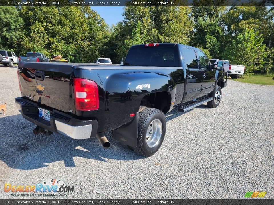 2014 Chevrolet Silverado 3500HD LTZ Crew Cab 4x4 Black / Ebony Photo #5