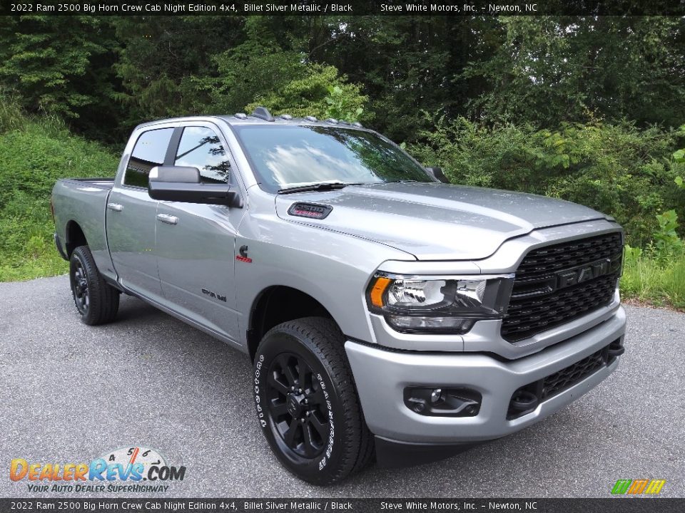 2022 Ram 2500 Big Horn Crew Cab Night Edition 4x4 Billet Silver Metallic / Black Photo #4