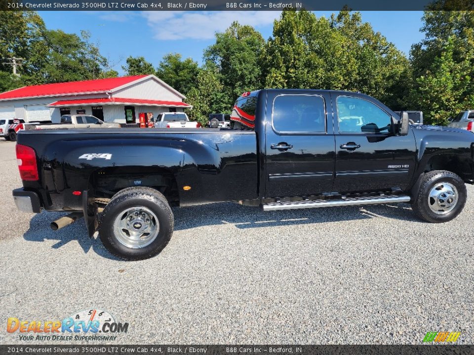 2014 Chevrolet Silverado 3500HD LTZ Crew Cab 4x4 Black / Ebony Photo #6