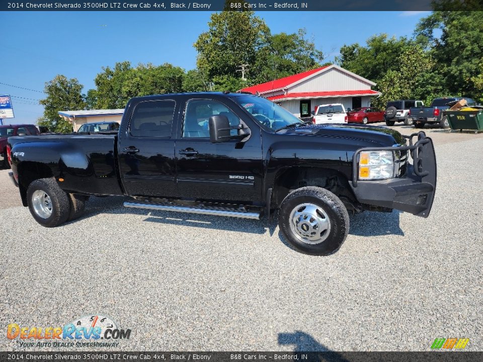 2014 Chevrolet Silverado 3500HD LTZ Crew Cab 4x4 Black / Ebony Photo #7