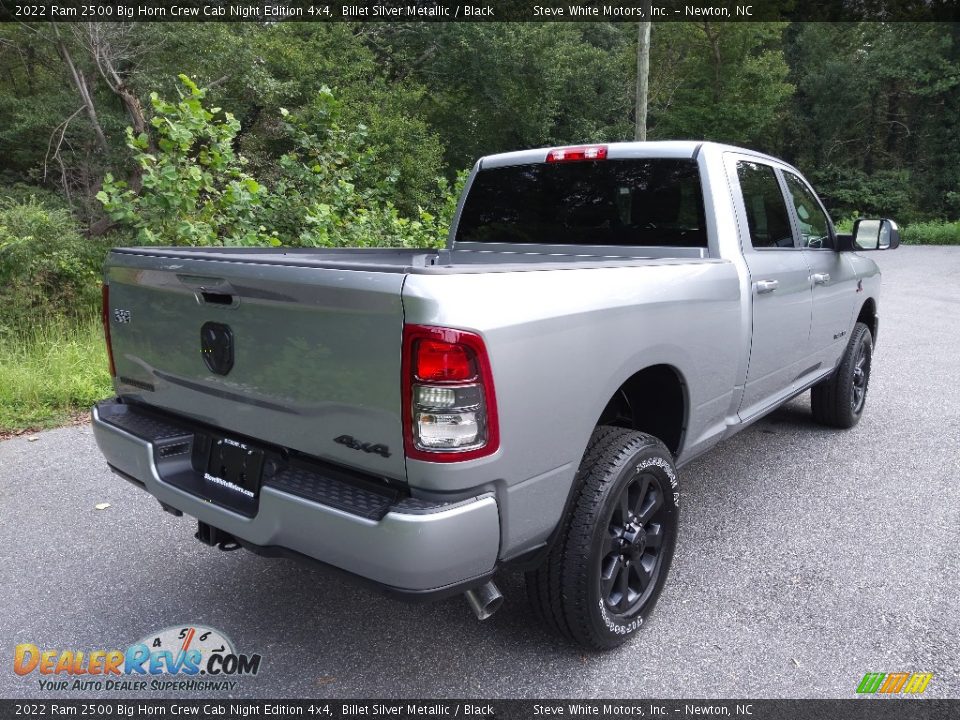 2022 Ram 2500 Big Horn Crew Cab Night Edition 4x4 Billet Silver Metallic / Black Photo #6