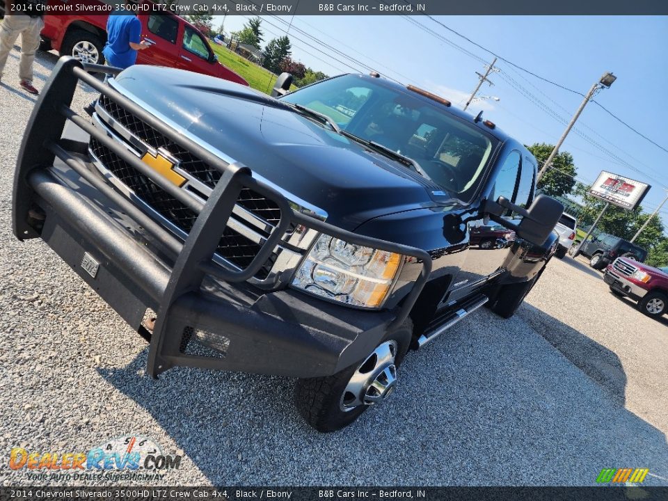 2014 Chevrolet Silverado 3500HD LTZ Crew Cab 4x4 Black / Ebony Photo #9