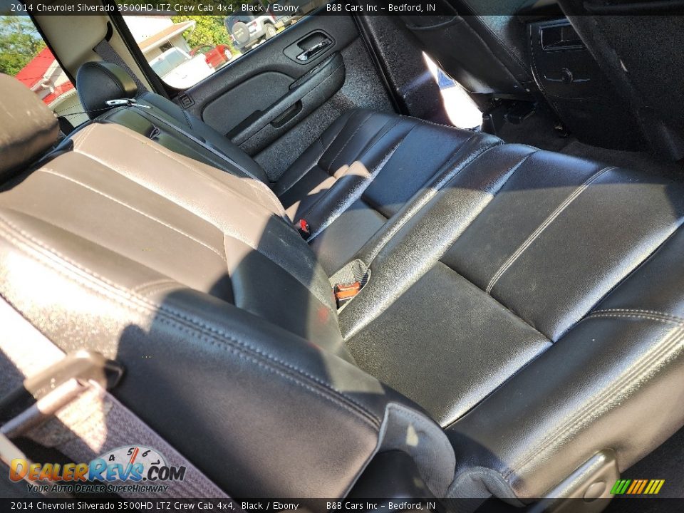 2014 Chevrolet Silverado 3500HD LTZ Crew Cab 4x4 Black / Ebony Photo #25