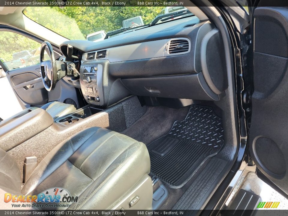 2014 Chevrolet Silverado 3500HD LTZ Crew Cab 4x4 Black / Ebony Photo #27