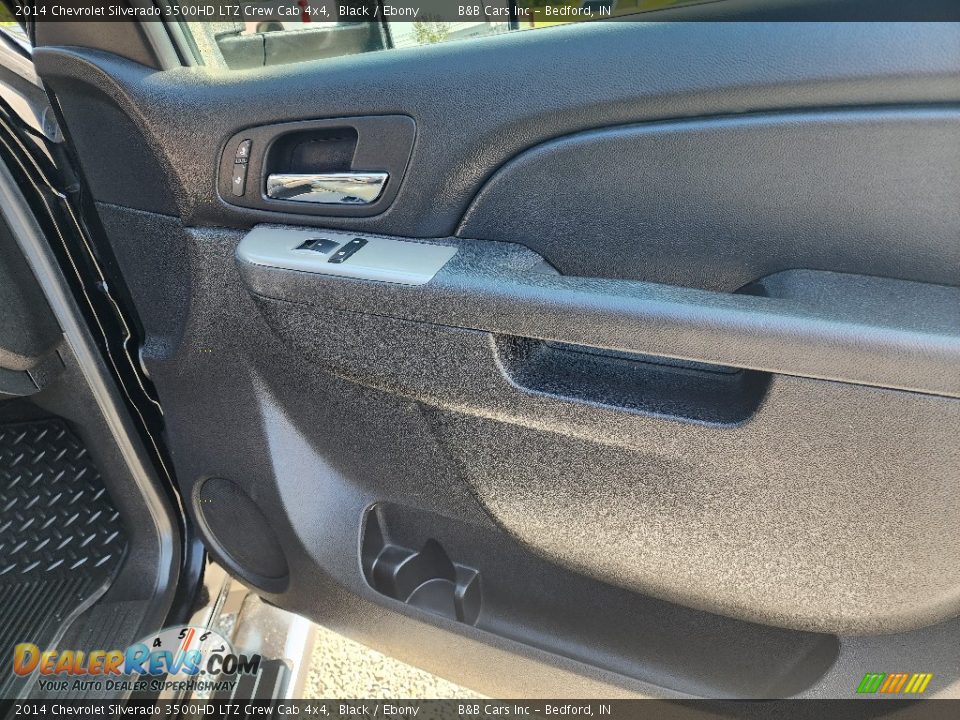 2014 Chevrolet Silverado 3500HD LTZ Crew Cab 4x4 Black / Ebony Photo #28