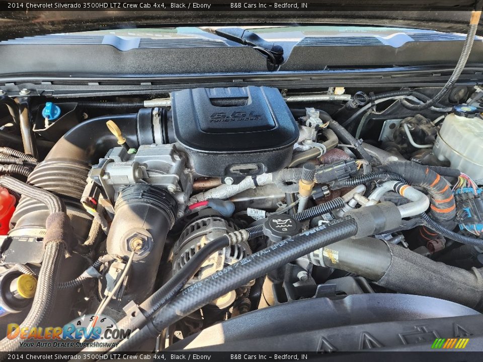 2014 Chevrolet Silverado 3500HD LTZ Crew Cab 4x4 Black / Ebony Photo #30