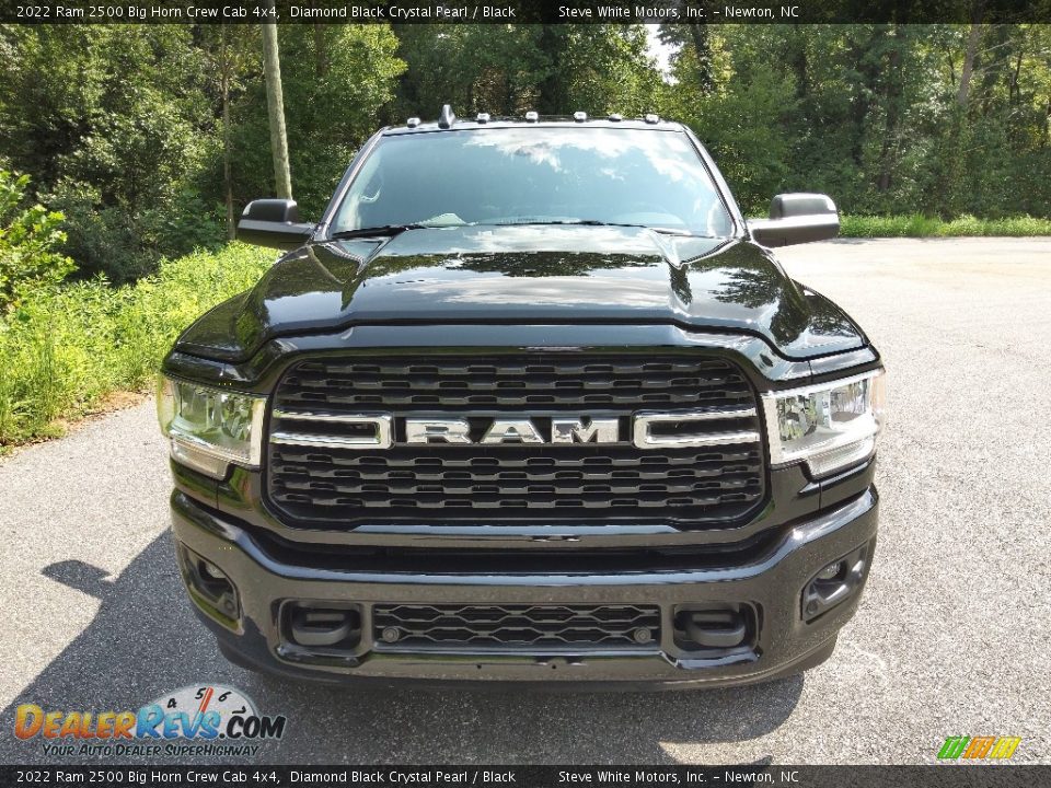 2022 Ram 2500 Big Horn Crew Cab 4x4 Diamond Black Crystal Pearl / Black Photo #3
