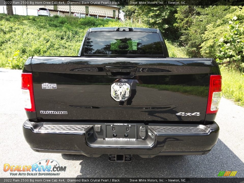 2022 Ram 2500 Big Horn Crew Cab 4x4 Diamond Black Crystal Pearl / Black Photo #7