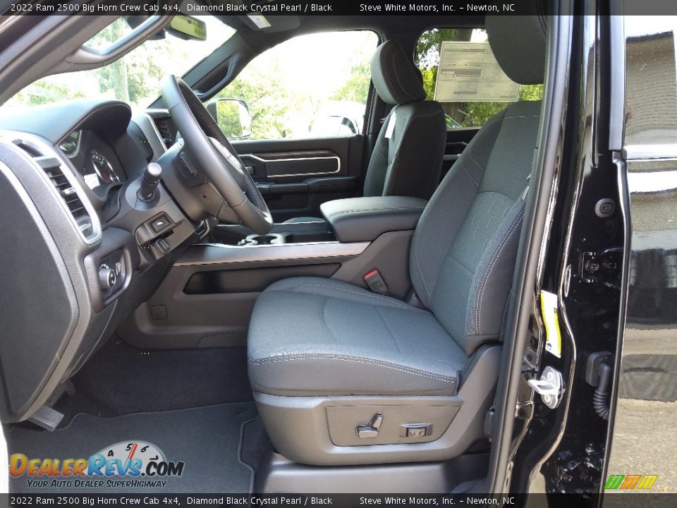 2022 Ram 2500 Big Horn Crew Cab 4x4 Diamond Black Crystal Pearl / Black Photo #11