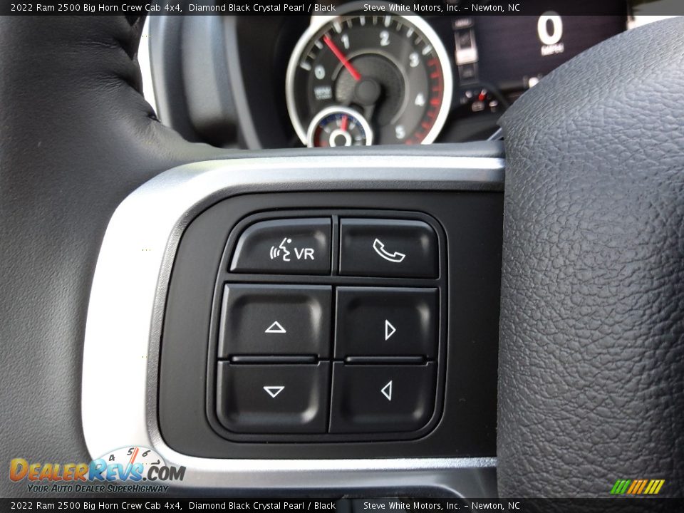 2022 Ram 2500 Big Horn Crew Cab 4x4 Diamond Black Crystal Pearl / Black Photo #20