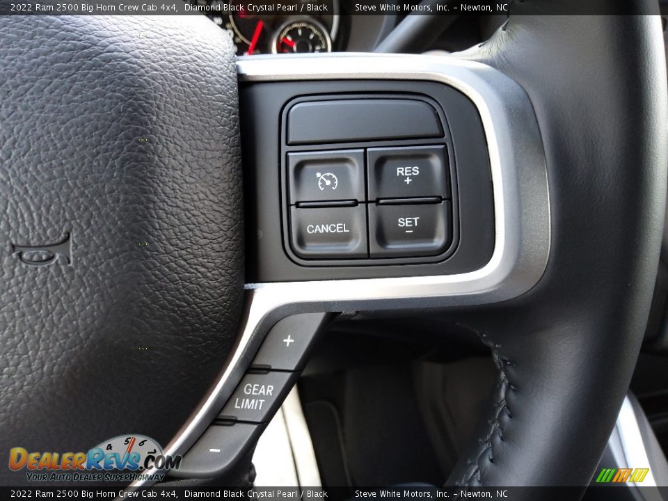 2022 Ram 2500 Big Horn Crew Cab 4x4 Diamond Black Crystal Pearl / Black Photo #21