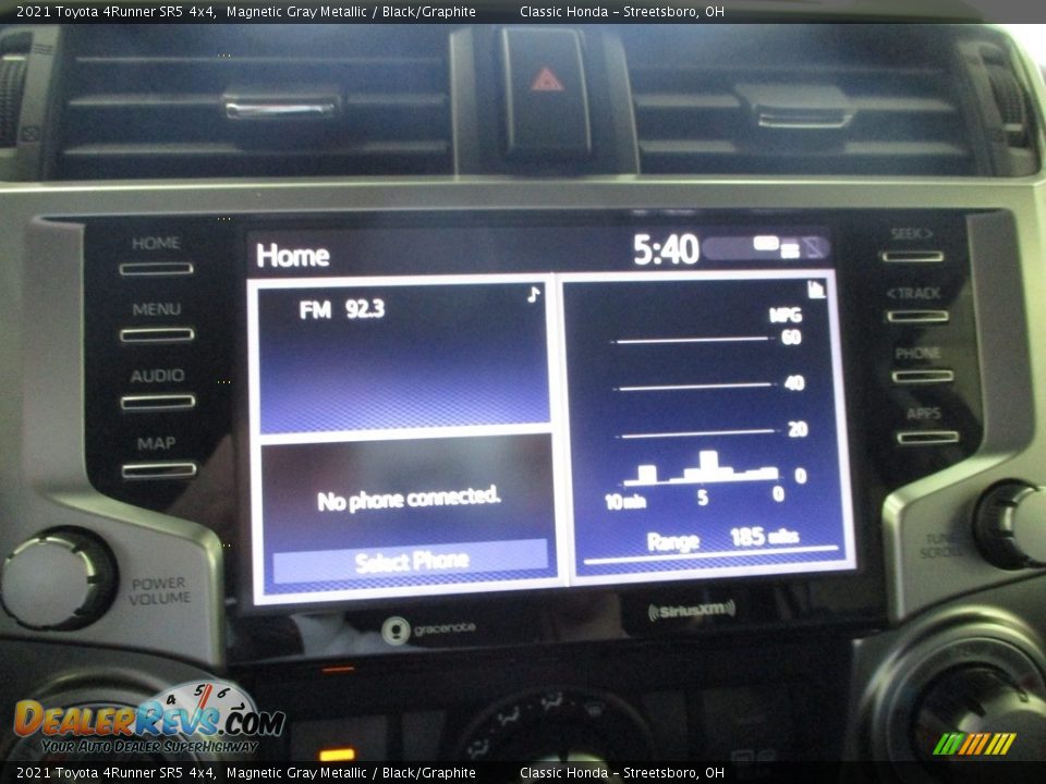 2021 Toyota 4Runner SR5 4x4 Magnetic Gray Metallic / Black/Graphite Photo #36