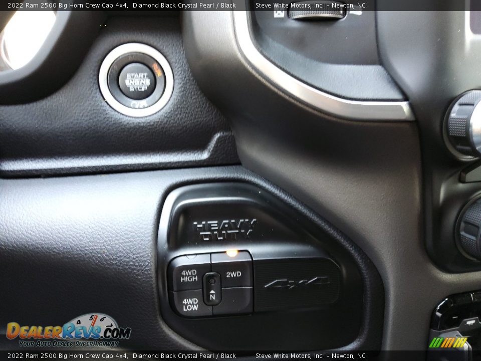 2022 Ram 2500 Big Horn Crew Cab 4x4 Diamond Black Crystal Pearl / Black Photo #23