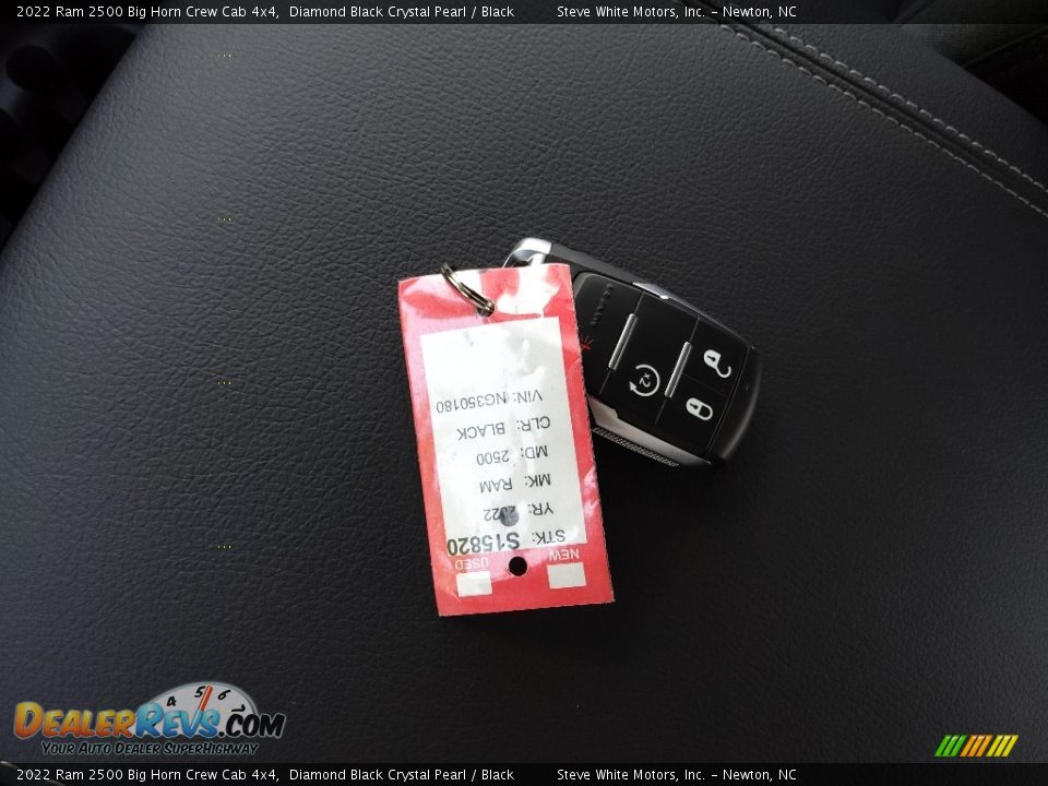 2022 Ram 2500 Big Horn Crew Cab 4x4 Diamond Black Crystal Pearl / Black Photo #33