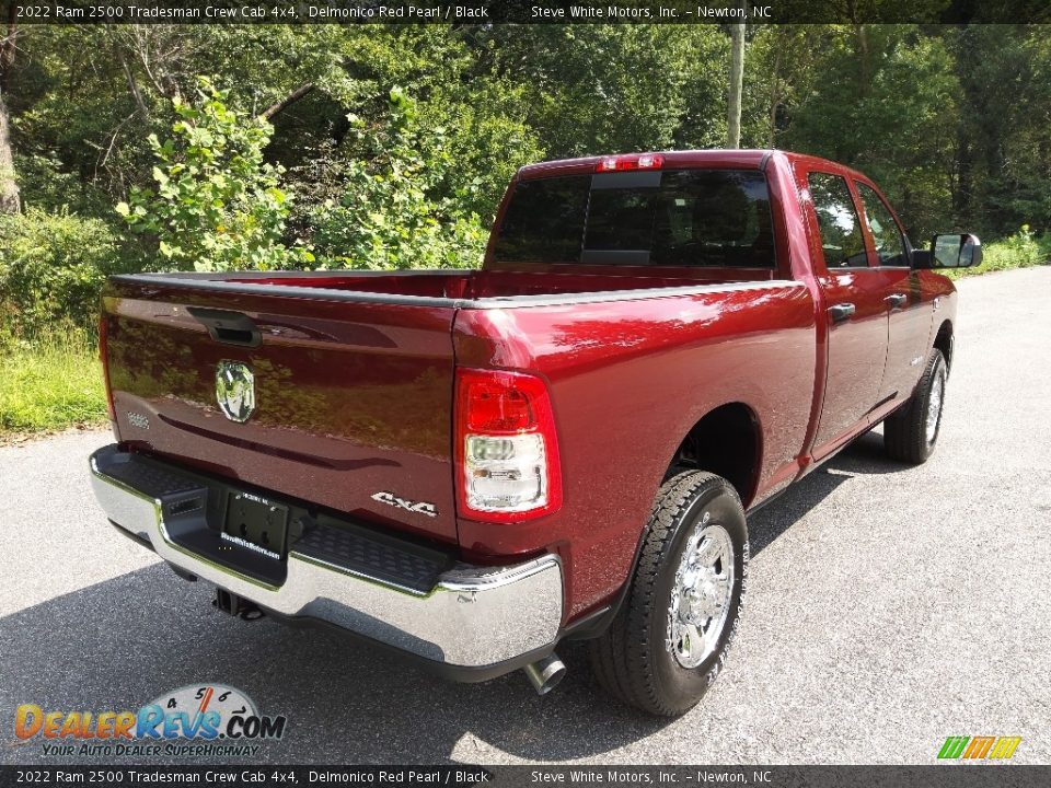 2022 Ram 2500 Tradesman Crew Cab 4x4 Delmonico Red Pearl / Black Photo #6