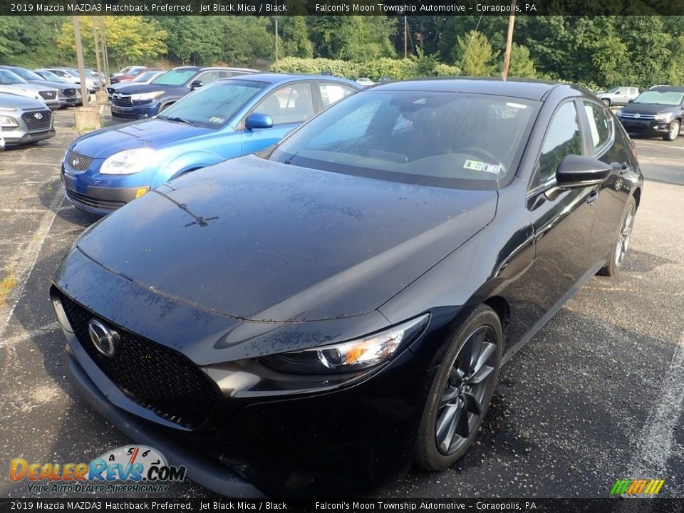 2019 Mazda MAZDA3 Hatchback Preferred Jet Black Mica / Black Photo #1