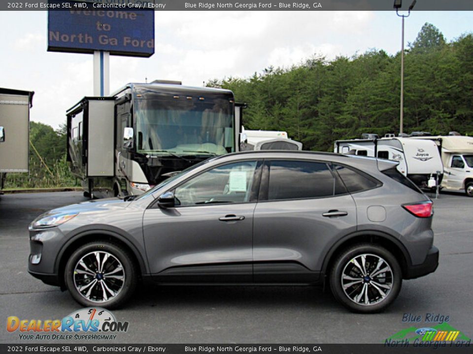 Carbonized Gray 2022 Ford Escape SEL 4WD Photo #2