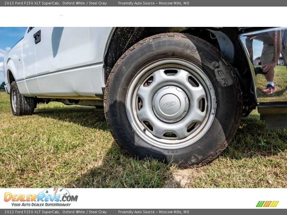 2013 Ford F150 XLT SuperCab Oxford White / Steel Gray Photo #2