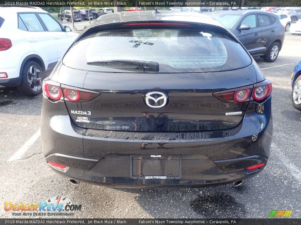 2019 Mazda MAZDA3 Hatchback Preferred Jet Black Mica / Black Photo #3