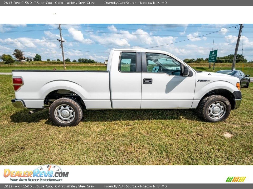 2013 Ford F150 XLT SuperCab Oxford White / Steel Gray Photo #3
