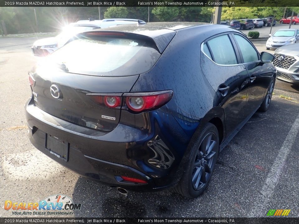 2019 Mazda MAZDA3 Hatchback Preferred Jet Black Mica / Black Photo #4