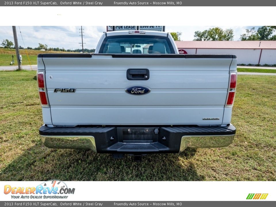 2013 Ford F150 XLT SuperCab Oxford White / Steel Gray Photo #5
