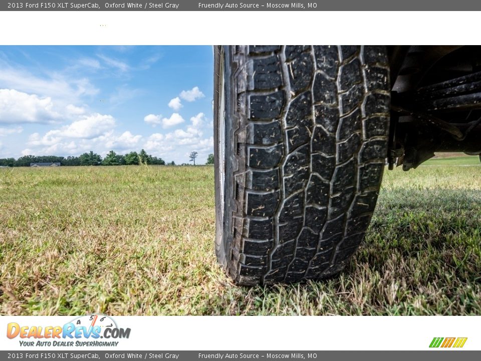 2013 Ford F150 XLT SuperCab Oxford White / Steel Gray Photo #12