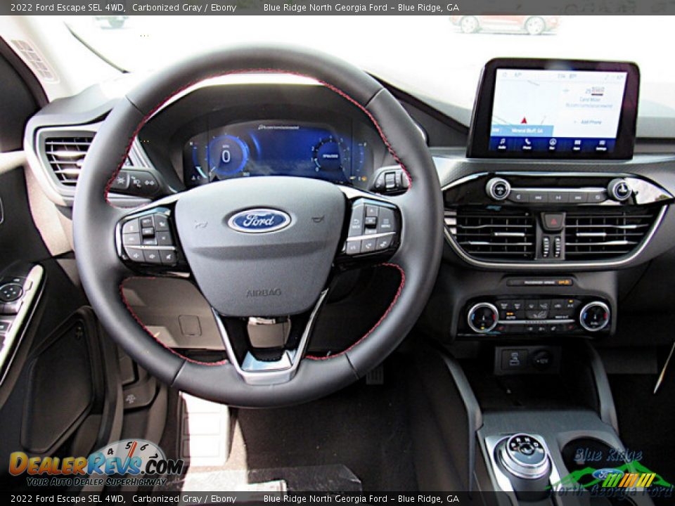 Dashboard of 2022 Ford Escape SEL 4WD Photo #14