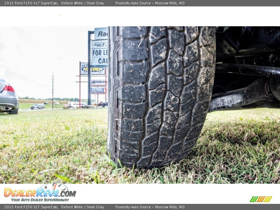 2013 Ford F150 XLT SuperCab Oxford White / Steel Gray Photo #15