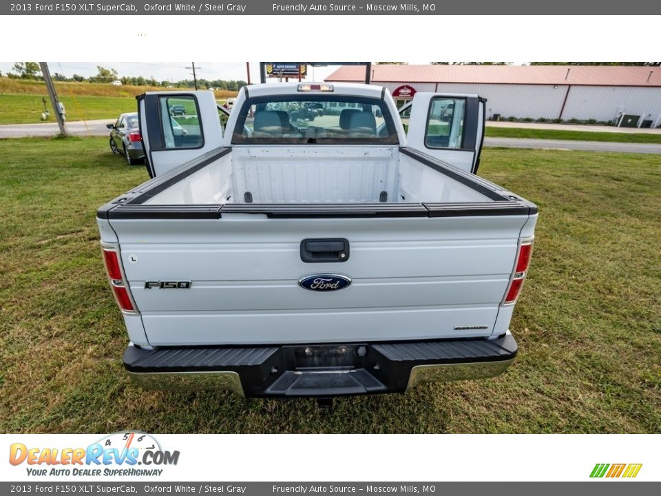 2013 Ford F150 XLT SuperCab Oxford White / Steel Gray Photo #21