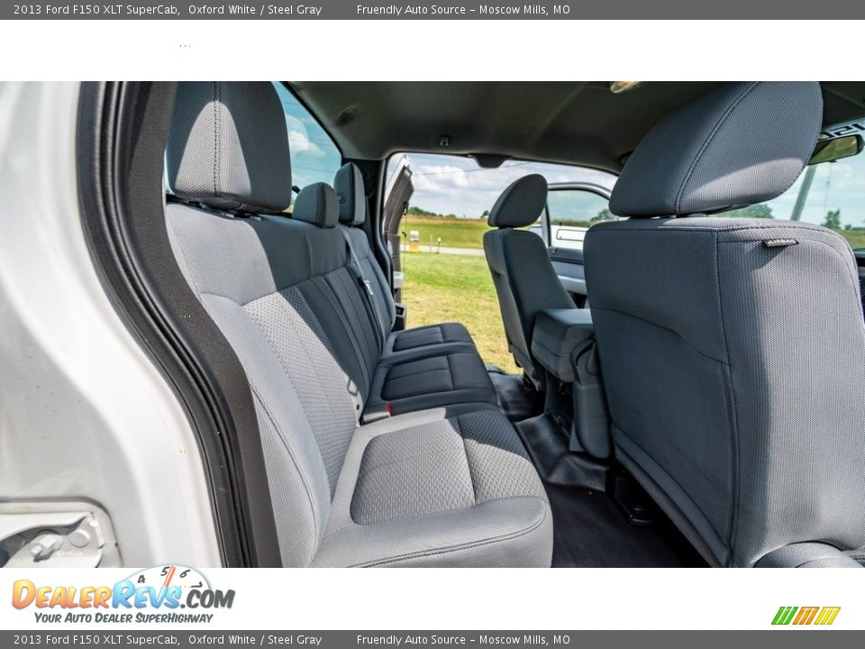 2013 Ford F150 XLT SuperCab Oxford White / Steel Gray Photo #22