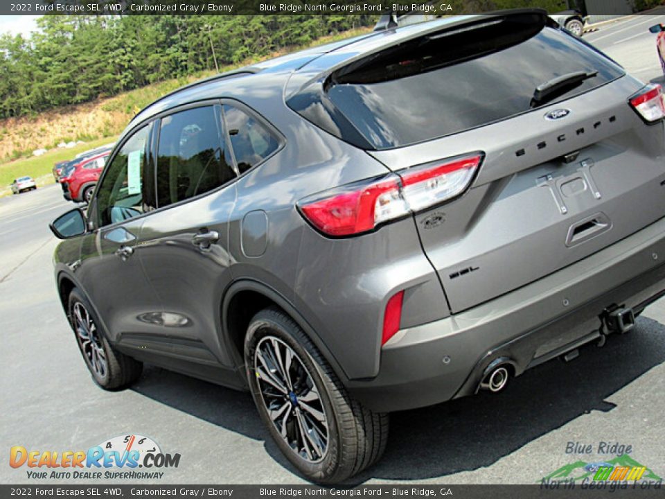 2022 Ford Escape SEL 4WD Carbonized Gray / Ebony Photo #27