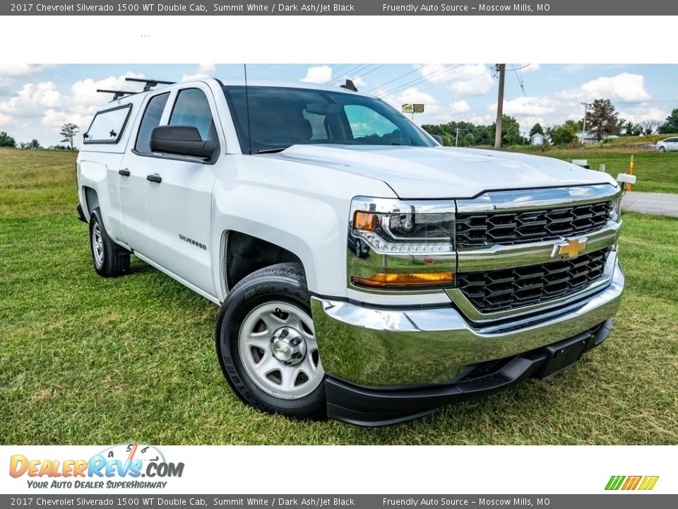 2017 Chevrolet Silverado 1500 WT Double Cab Summit White / Dark Ash/Jet Black Photo #1