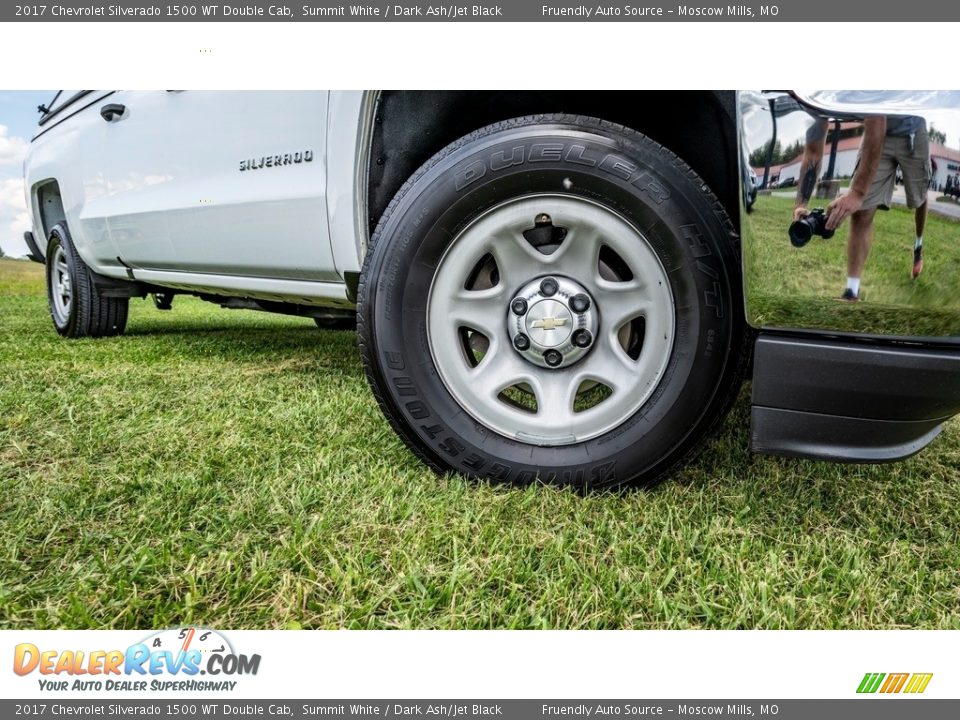 2017 Chevrolet Silverado 1500 WT Double Cab Summit White / Dark Ash/Jet Black Photo #2