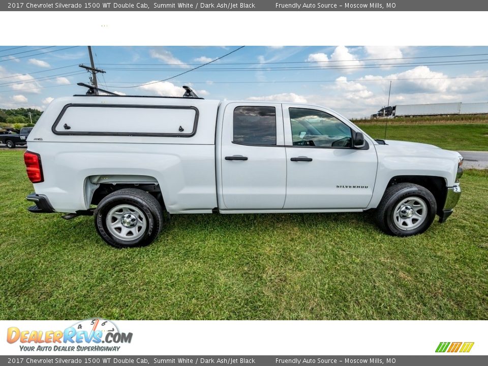 2017 Chevrolet Silverado 1500 WT Double Cab Summit White / Dark Ash/Jet Black Photo #3