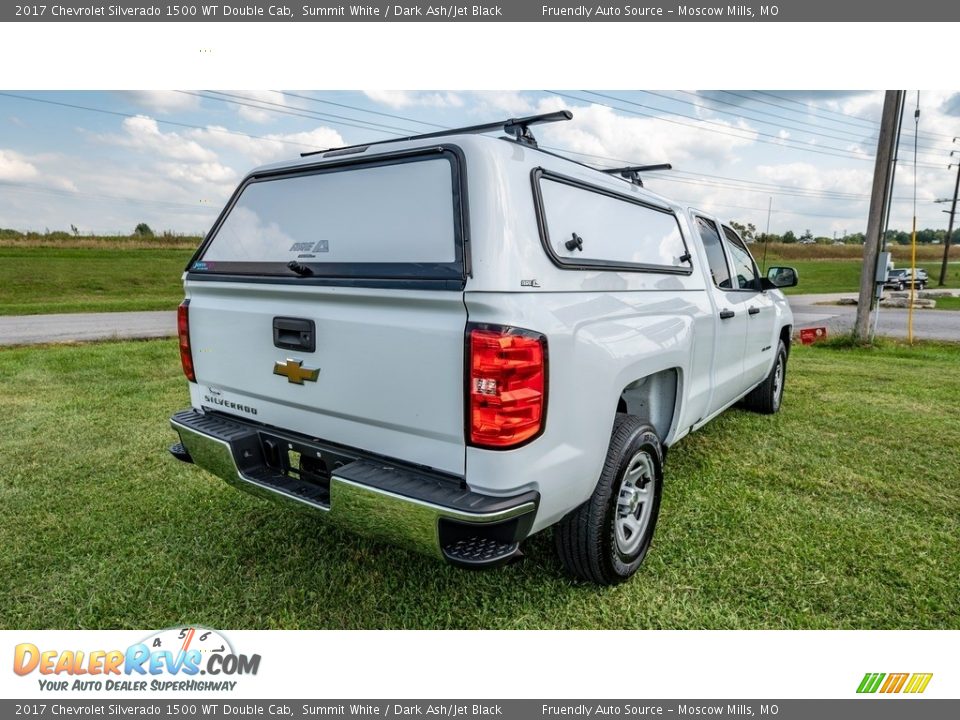 2017 Chevrolet Silverado 1500 WT Double Cab Summit White / Dark Ash/Jet Black Photo #4