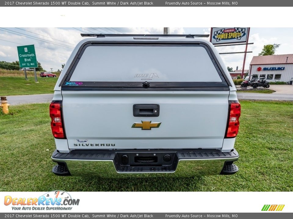 2017 Chevrolet Silverado 1500 WT Double Cab Summit White / Dark Ash/Jet Black Photo #5