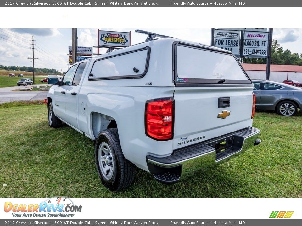 2017 Chevrolet Silverado 1500 WT Double Cab Summit White / Dark Ash/Jet Black Photo #6