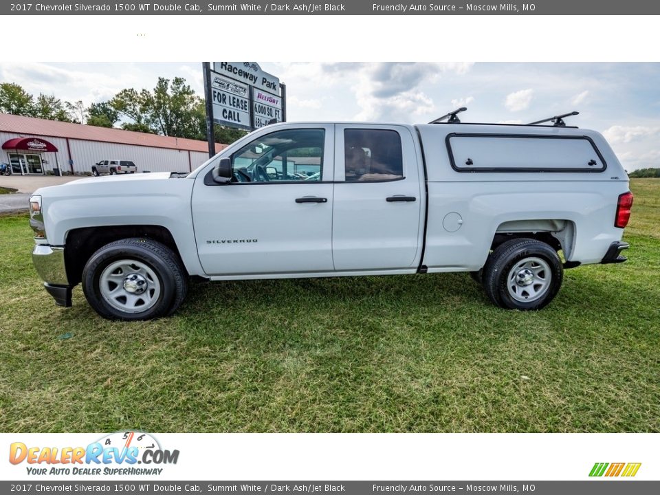 2017 Chevrolet Silverado 1500 WT Double Cab Summit White / Dark Ash/Jet Black Photo #7