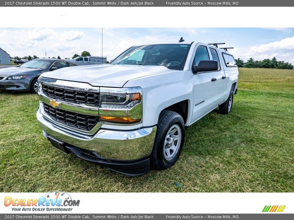 2017 Chevrolet Silverado 1500 WT Double Cab Summit White / Dark Ash/Jet Black Photo #8